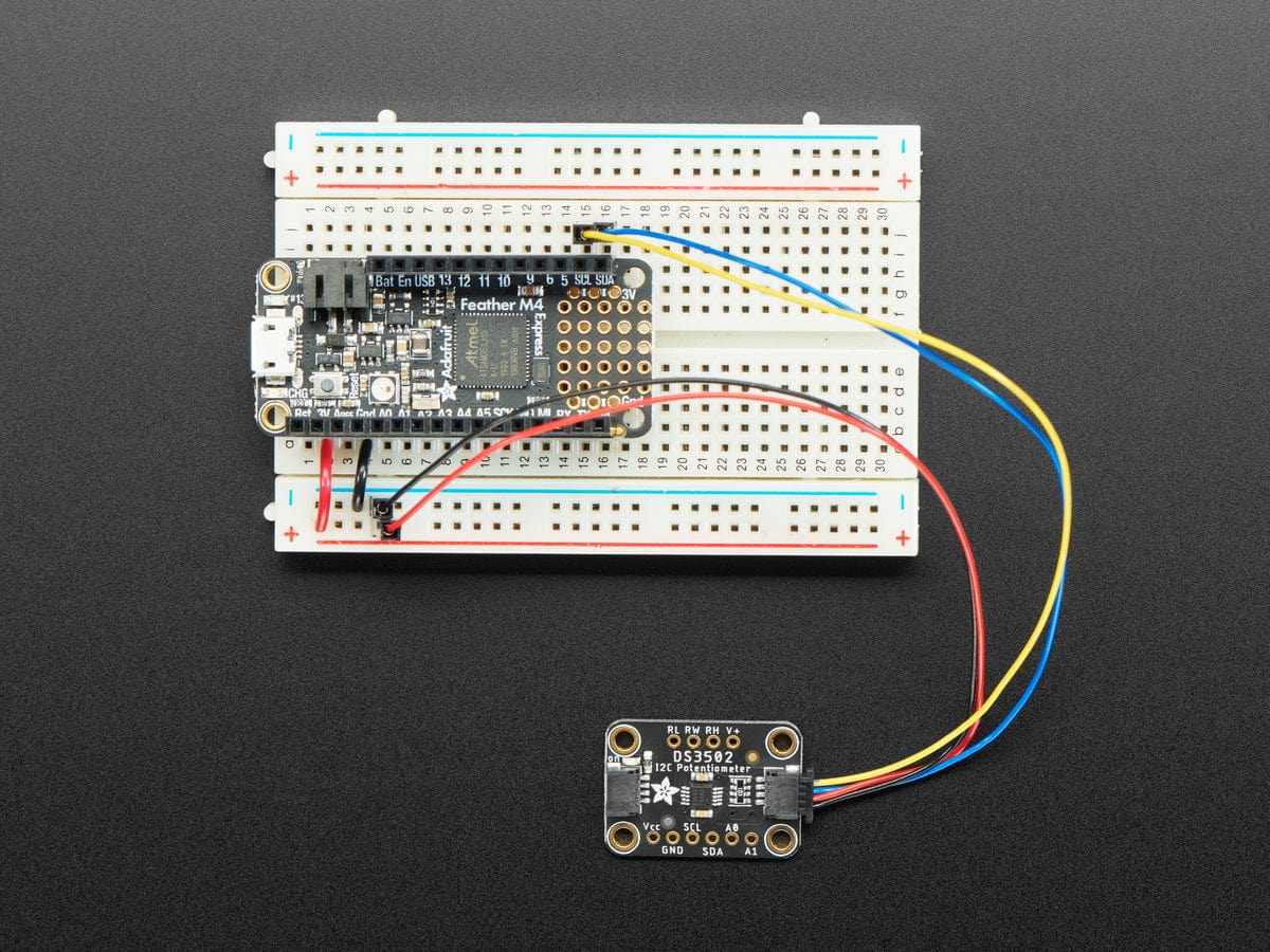 Adafruit DS3502 I2C Digital 10K Potentiometer Breakout (STEMMA QT / Qwiic) - Image 5