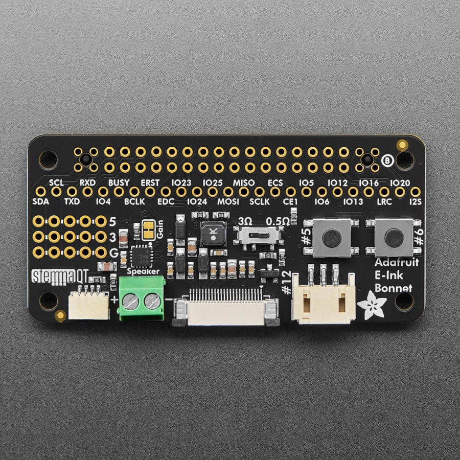Adafruit E-Ink Bonnet for Raspberry Pi - 24-pin E-Paper Displays - Image 2