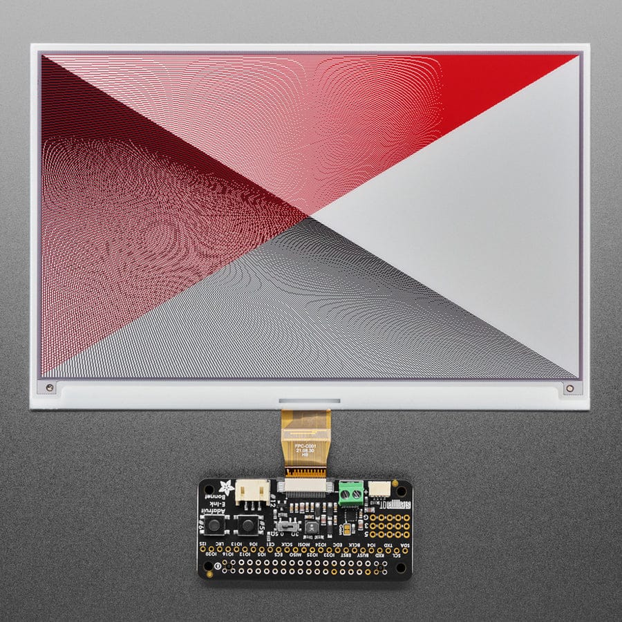 Adafruit E-Ink Bonnet for Raspberry Pi - 24-pin E-Paper Displays - Image 5