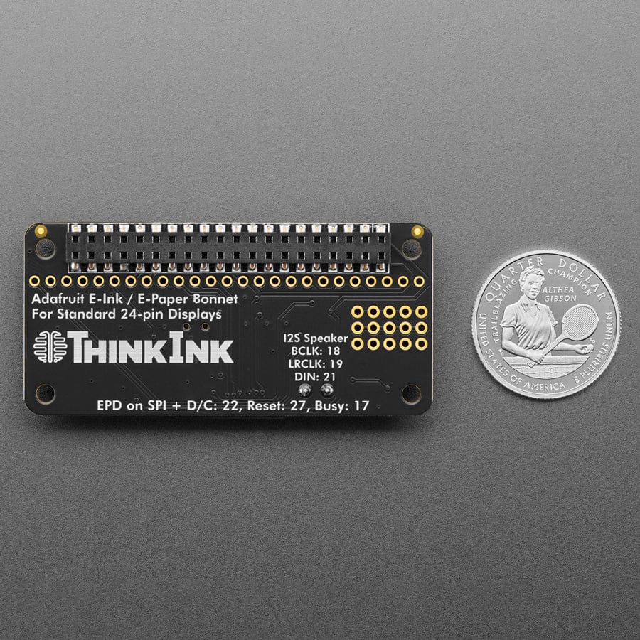 Adafruit E-Ink Bonnet for Raspberry Pi - 24-pin E-Paper Displays - Image 6