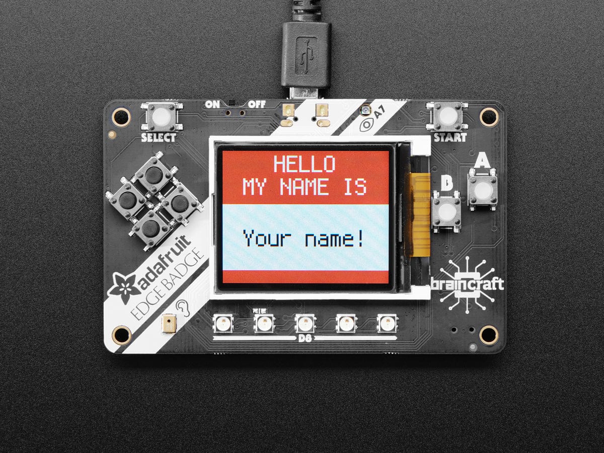 Adafruit EdgeBadge - TensorFlow Lite for Microcontrollers - Image 9