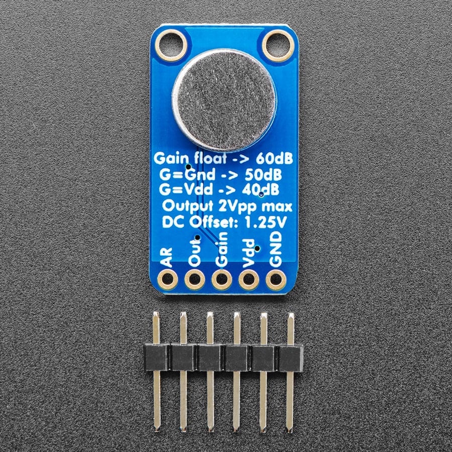 Electret Microphone Amplifier - MAX9814 with Auto Gain Control - Image 2