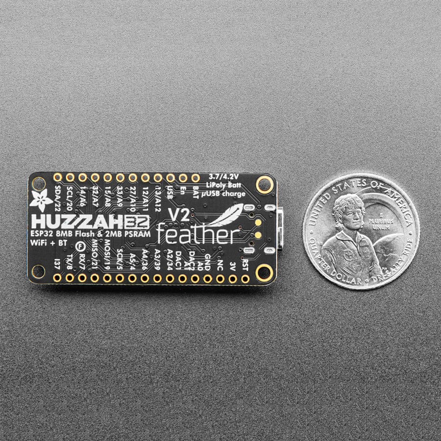 Adafruit ESP32 Feather V2 - 8MB Flash + 2 MB PSRAM (STEMMA QT) - Image 6