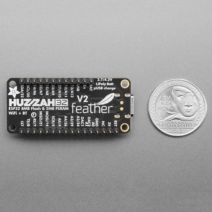 Adafruit ESP32 Feather V2 with Headers - 8MB Flash + 2 MB PSRAM - STEMMA QT - Image 4