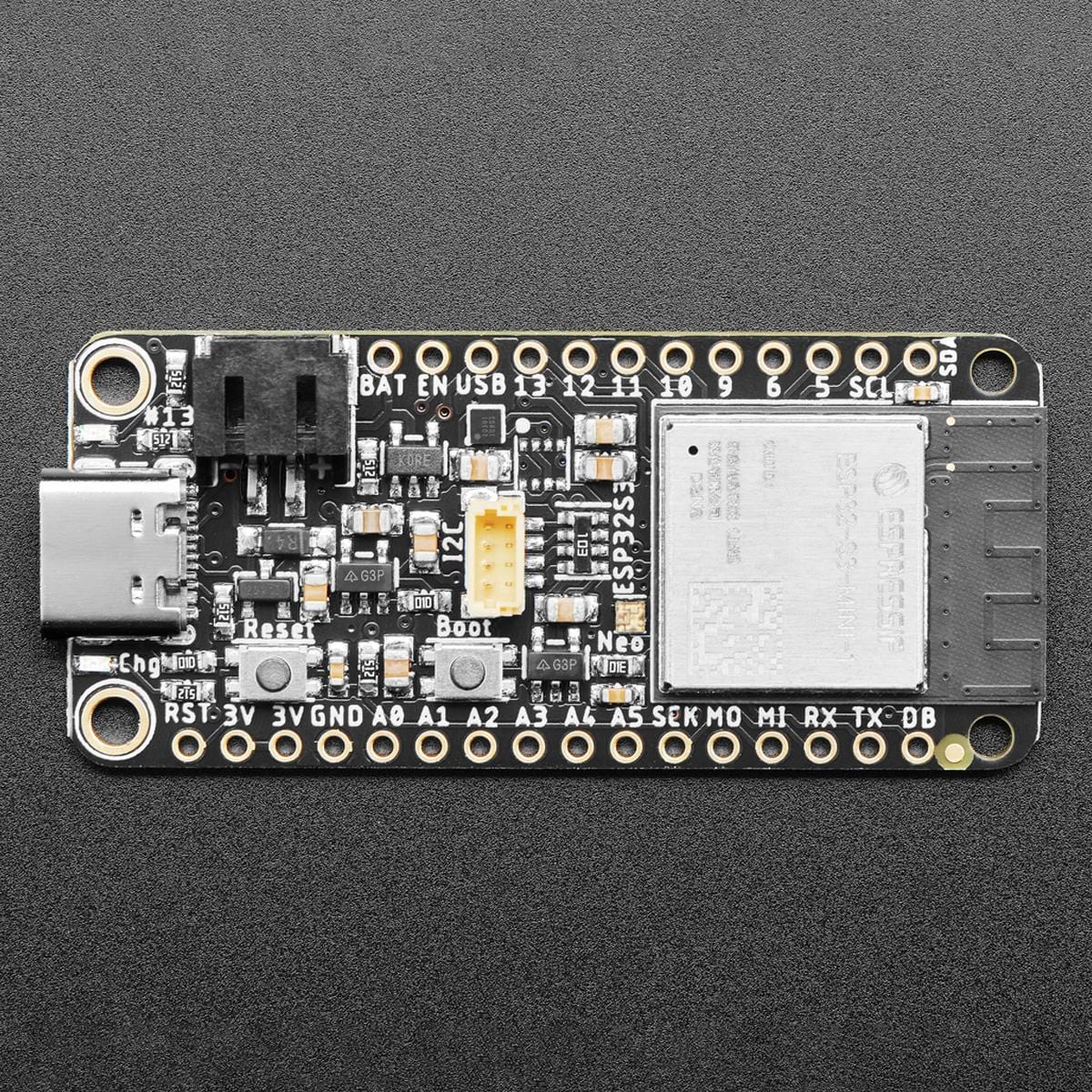 Adafruit ESP32-S3 Feather with STEMMA QT / Qwiic - 8MB Flash No PSRAM - Image 2