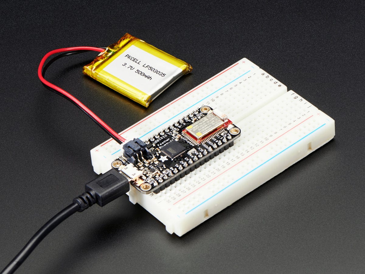 Adafruit Feather 32u4 Bluefruit LE with Headers - Assembled - Image 4