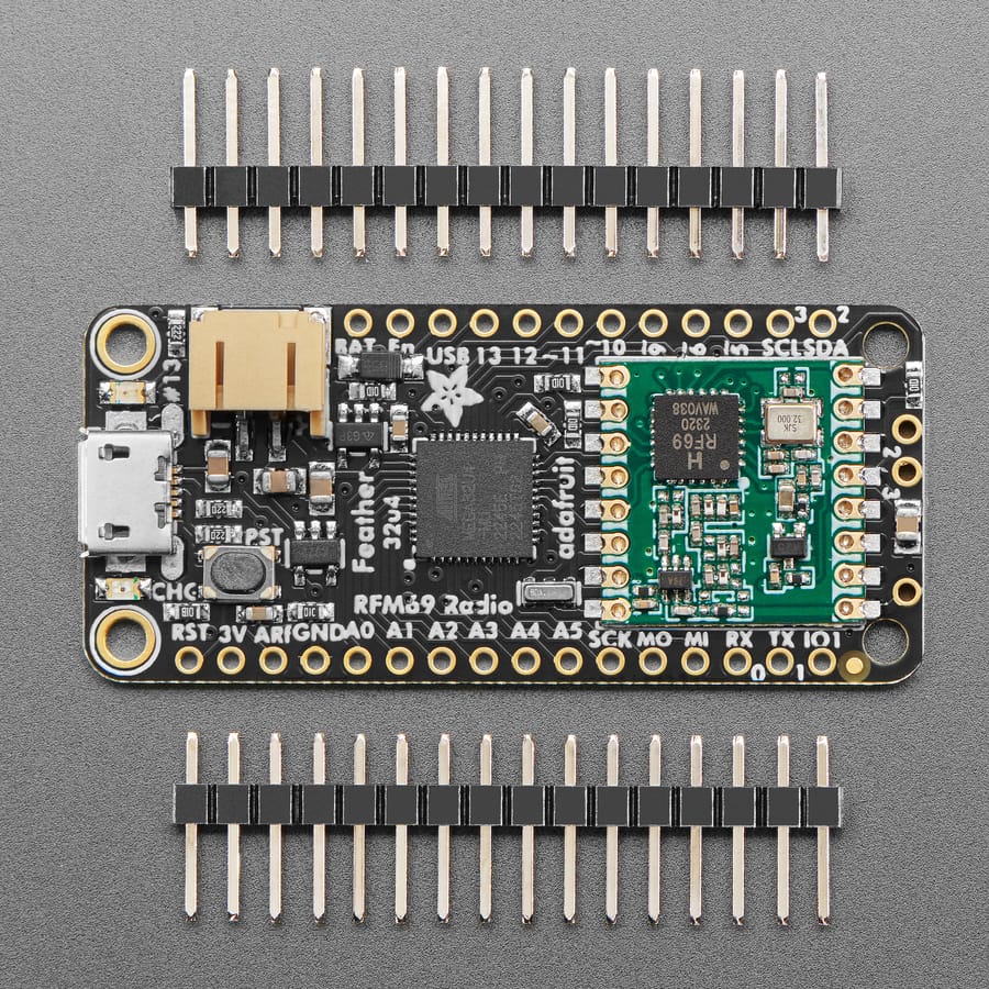 Adafruit Feather 32u4 RFM69HCW Packet Radio - 868 or 915 MHz (RadioFruit) - Image 2
