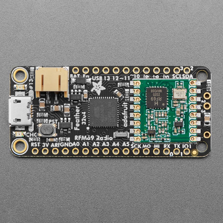 Adafruit Feather 32u4 RFM69HCW Packet Radio - 868 or 915 MHz (RadioFruit) - Image 3