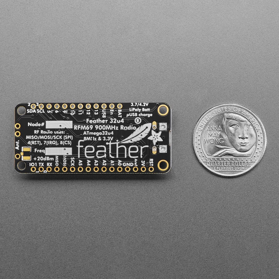 Adafruit Feather 32u4 RFM69HCW Packet Radio - 868 or 915 MHz (RadioFruit) - Image 7