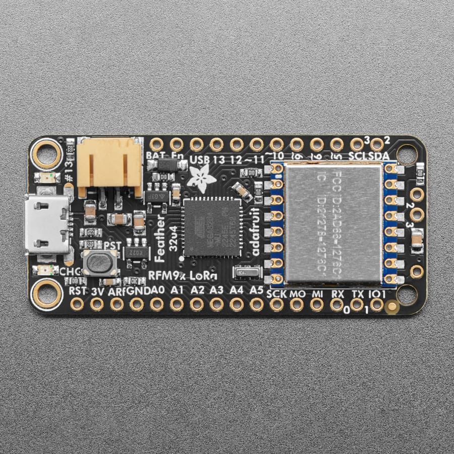Adafruit Feather 32u4 RFM95 LoRa Radio- 868 or 915 MHz (RadioFruit) - Image 3
