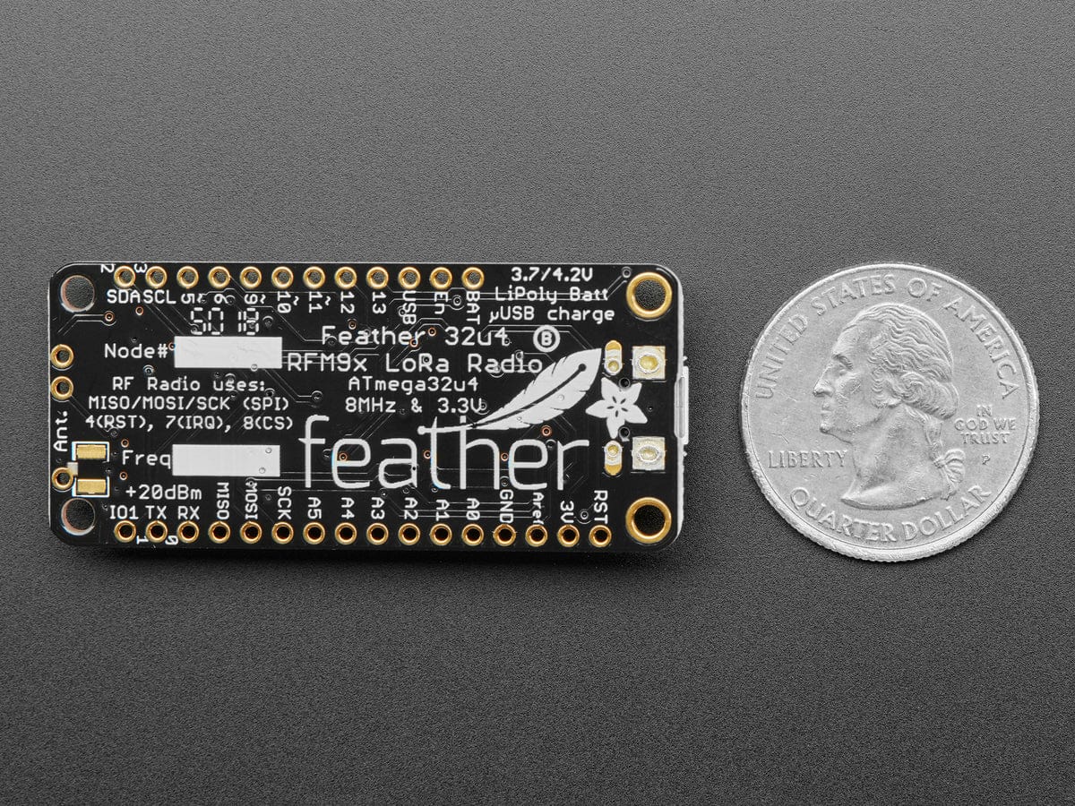 Adafruit Feather 32u4 RFM96 LoRa Radio - 433MHz (RadioFruit) - Image 6