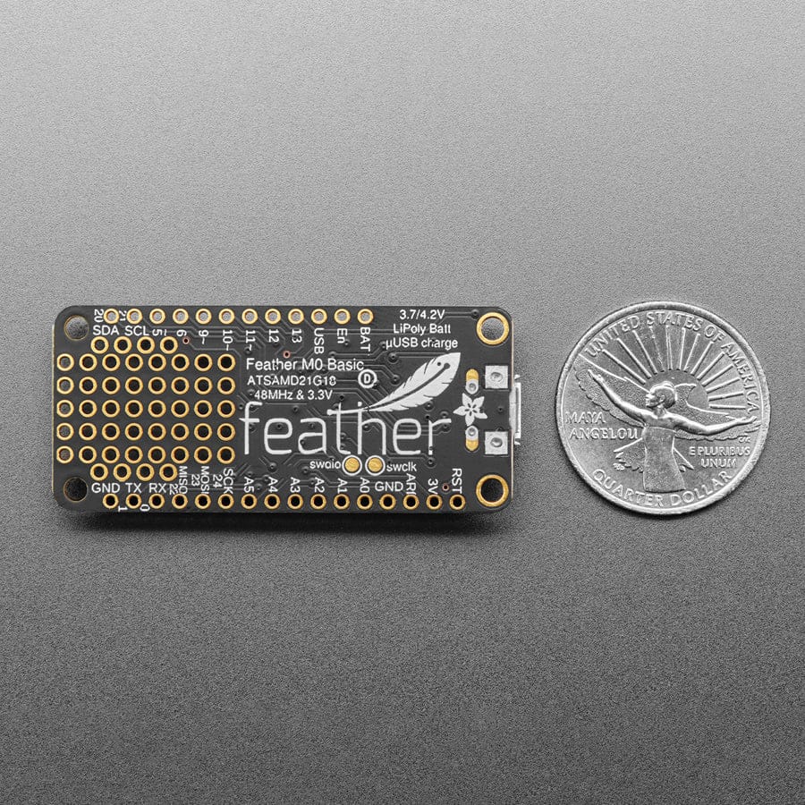 Adafruit Feather M0 Basic Proto - ATSAMD21 Cortex M0 - Image 8