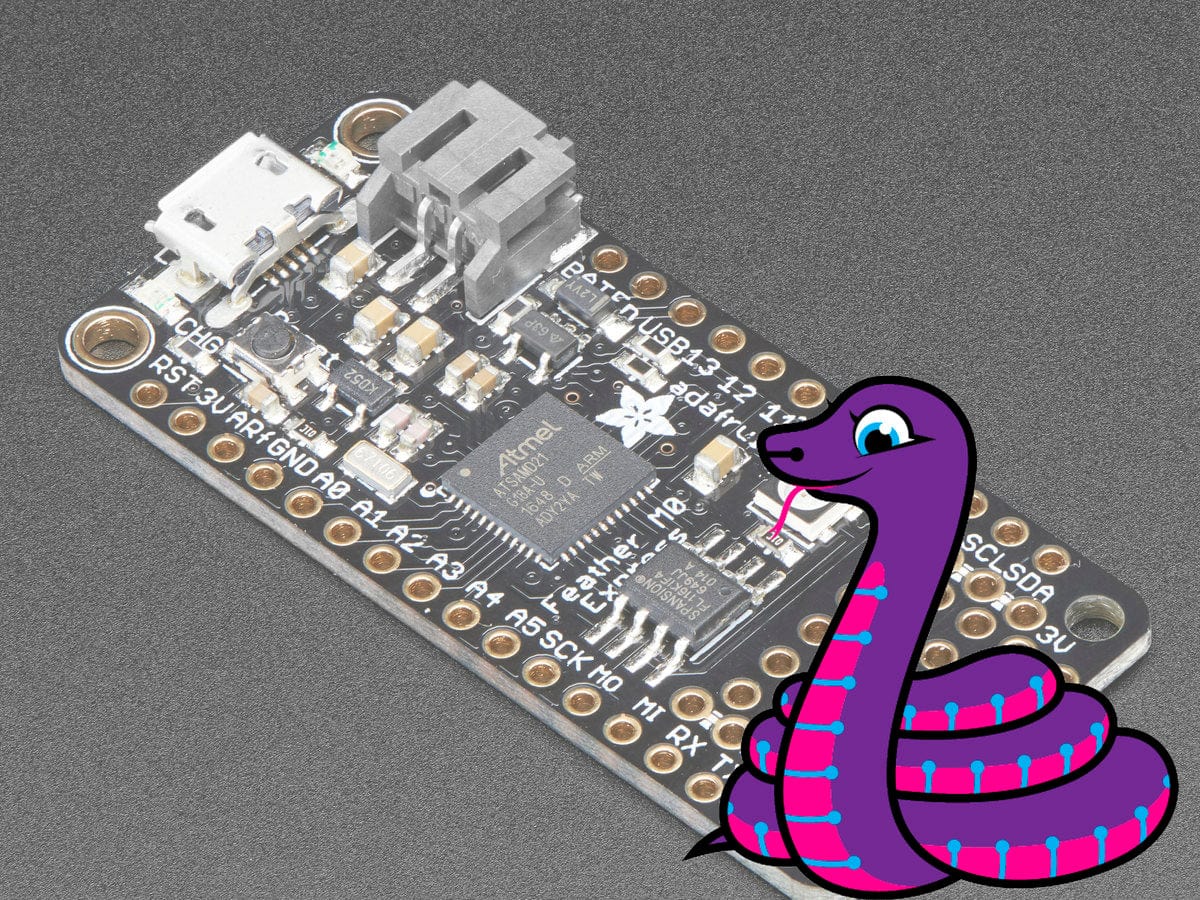 Adafruit Feather M0 Express - Designed for CircuitPython (ATSAMD21 Cortex M0) - Image 2
