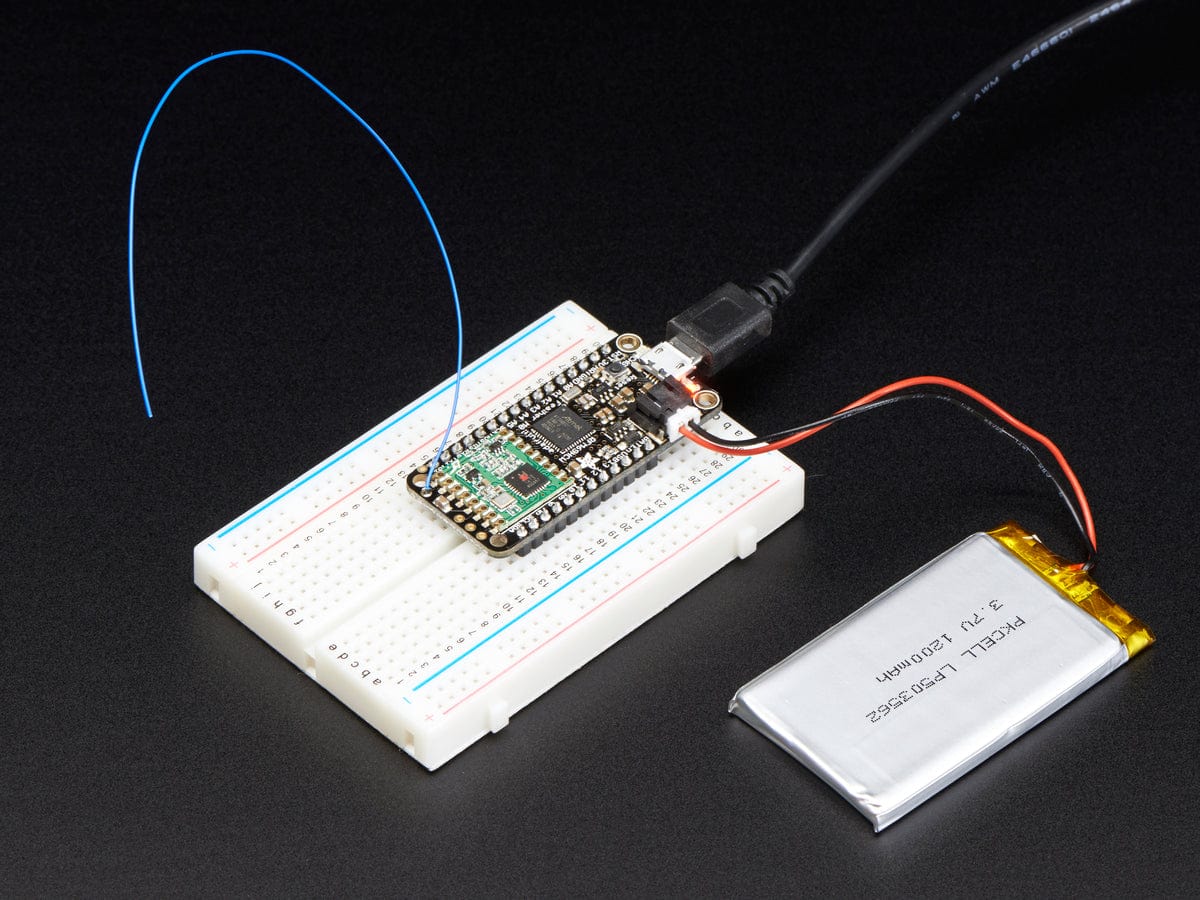 Adafruit Feather M0 RFM69HCW Packet Radio - 433MHz (RadioFruit) - Image 2