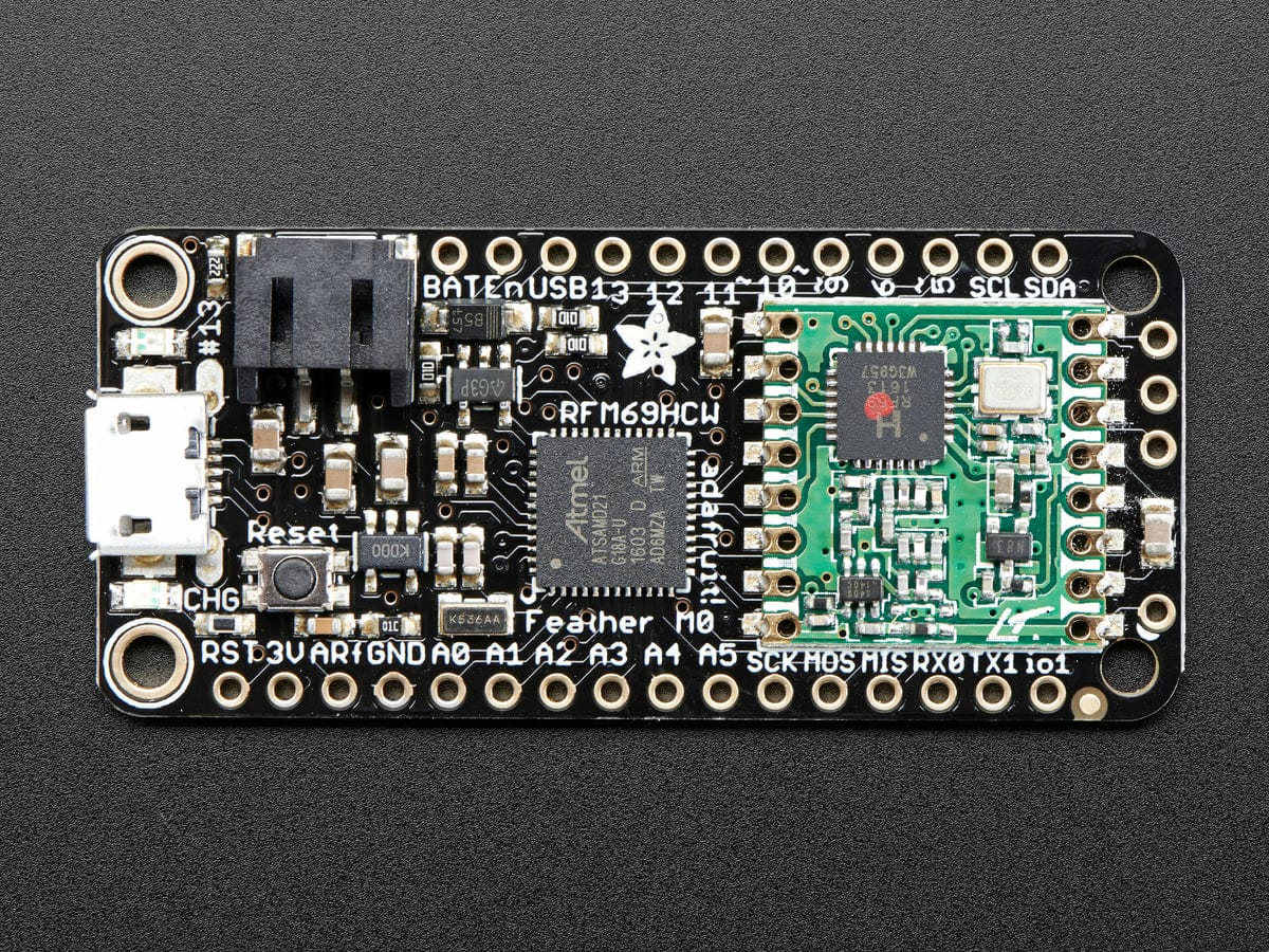 Adafruit Feather M0 RFM69HCW Packet Radio - 433MHz (RadioFruit) - Image 4