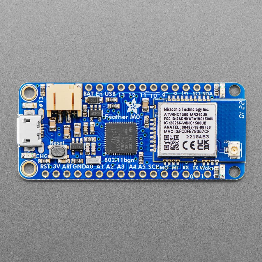 Adafruit Feather M0 WiFi with uFL - ATSAMD21 + ATWINC1500 - Image 3