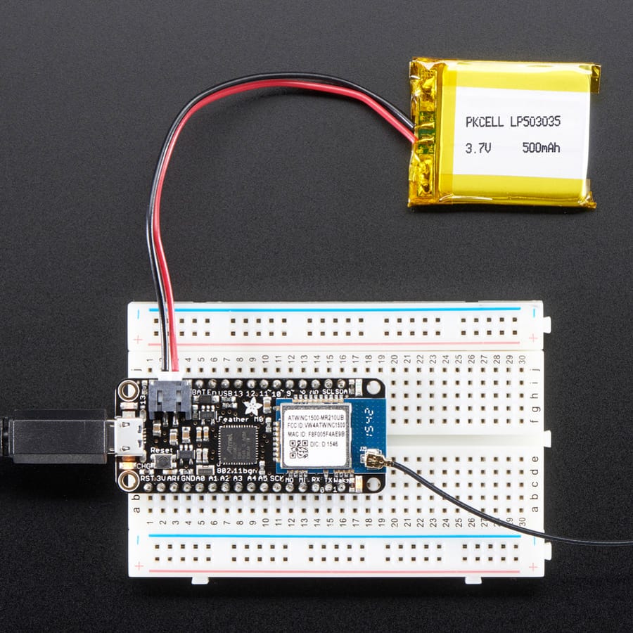 Adafruit Feather M0 WiFi with uFL - ATSAMD21 + ATWINC1500 - Image 6