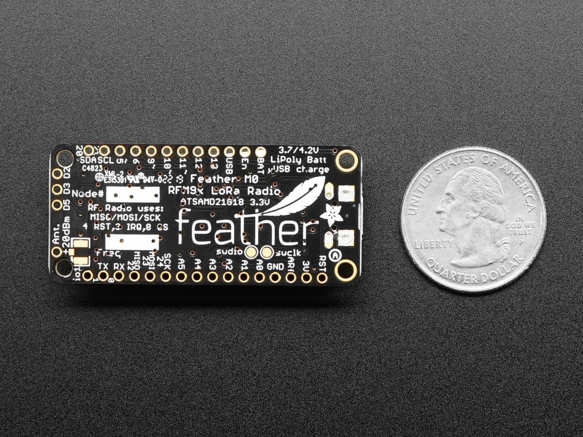Adafruit Feather M0 with RFM95 LoRa Radio - 900MHz (RadioFruit) - Image 6