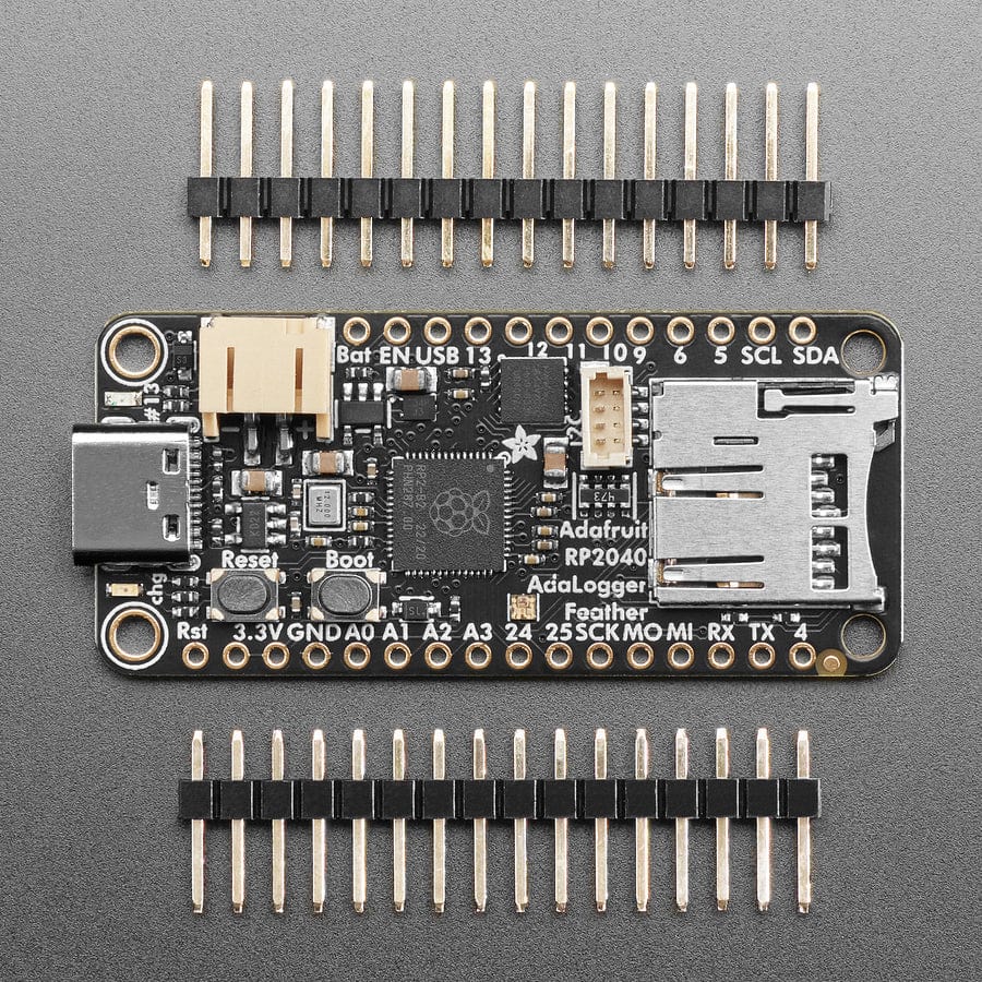 Adafruit Feather RP2040 Adalogger - 8MB Flash with microSD Card - STEMMA QT / Qwiic - Image 2