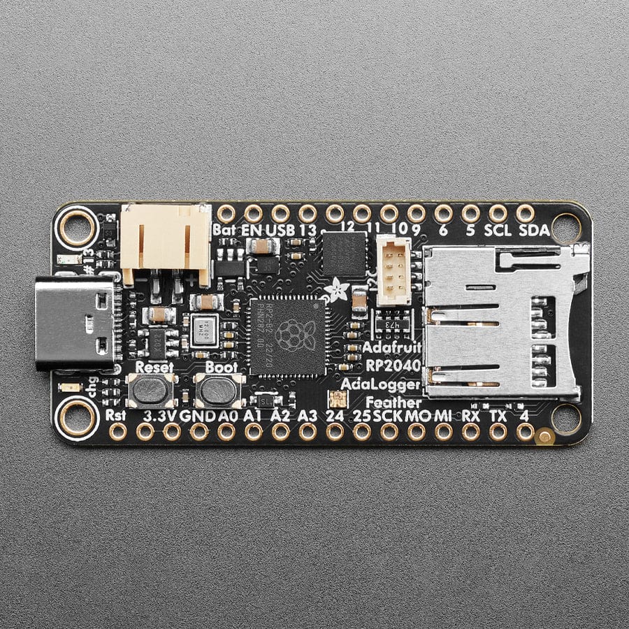 Adafruit Feather RP2040 Adalogger - 8MB Flash with microSD Card - STEMMA QT / Qwiic - Image 4