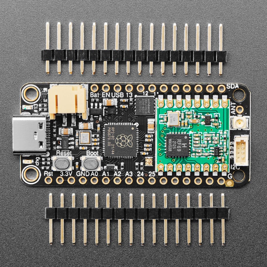 Adafruit Feather RP2040 RFM69 Packet Radio - 868 or 915MHz - RadioFruit and STEMMA QT - Image 2