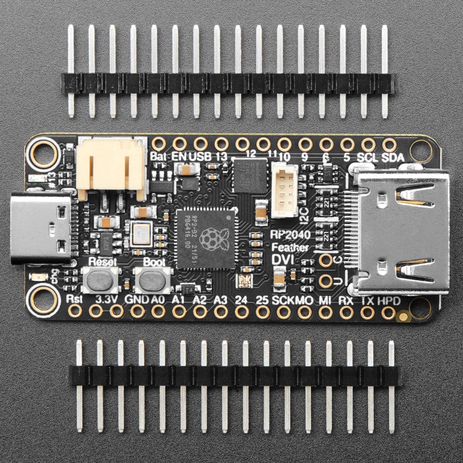 Adafruit Feather RP2040 with DVI Output Port - Works with HDMI - Image 2