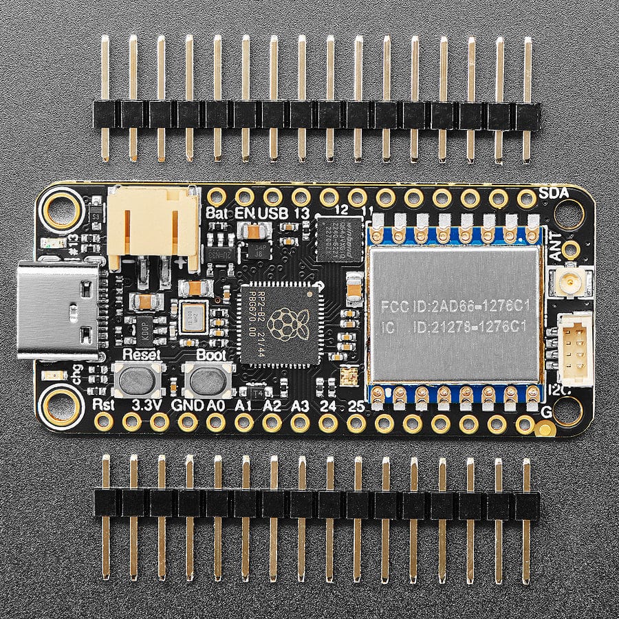 Adafruit Feather RP2040 with RFM95 LoRa Radio - 915MHz - RadioFruit and STEMMA QT - Image 2