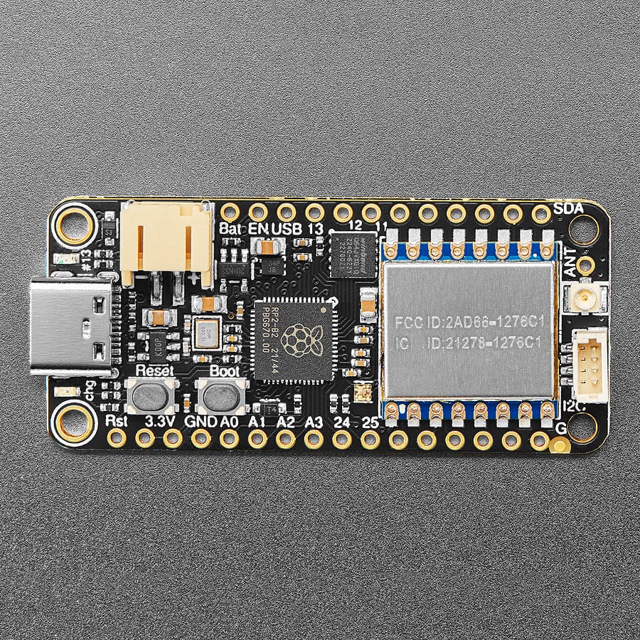 Adafruit Feather RP2040 with RFM95 LoRa Radio - 915MHz - RadioFruit and STEMMA QT - Image 5