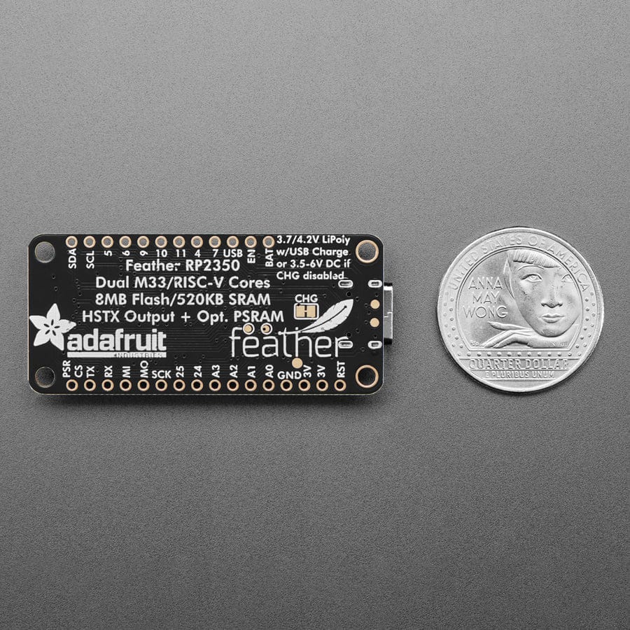 Adafruit Feather RP2350 with HSTX Port - Image 6