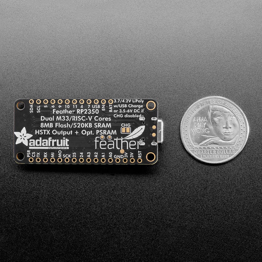 Adafruit Feather RP2350 with HSTX Port and 8MB PSRAM - Image 6