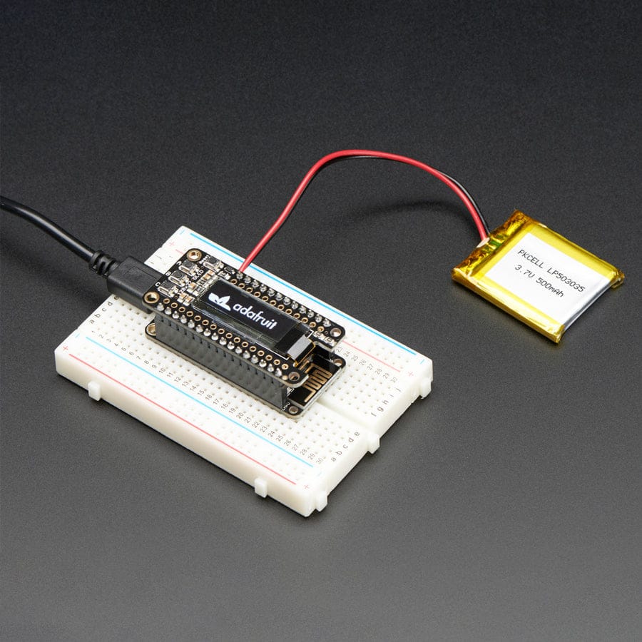 Adafruit FeatherWing OLED - 128x32 OLED Add-on For Feather - Image 6