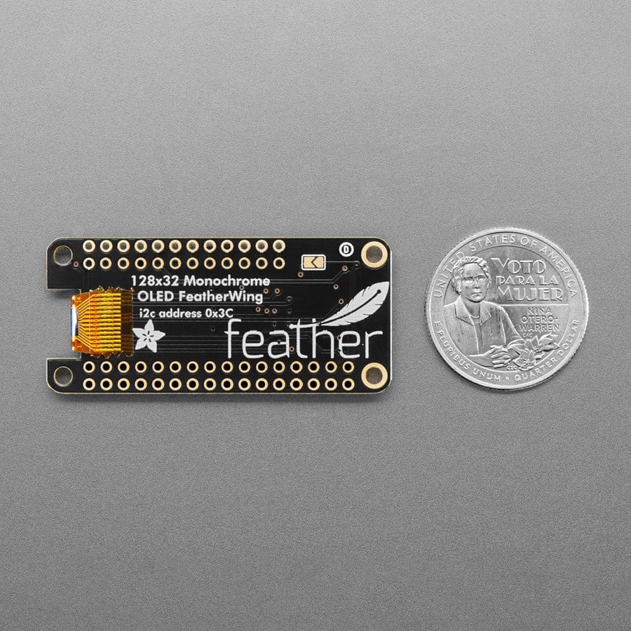 Adafruit FeatherWing OLED - 128x32 OLED Add-on For Feather - Image 8