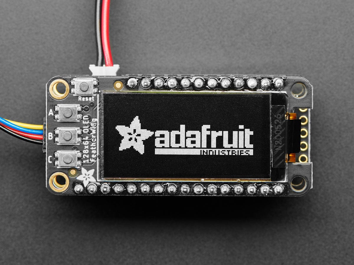 Adafruit FeatherWing OLED - 128x64 OLED Add-on for Feather (STEMMA QT / Qwiic) - Image 7
