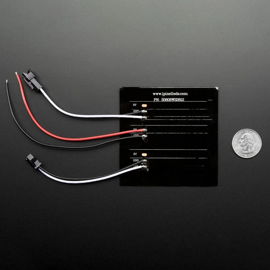 Flexible 8x8 NeoPixel RGB LED Matrix - Image 3