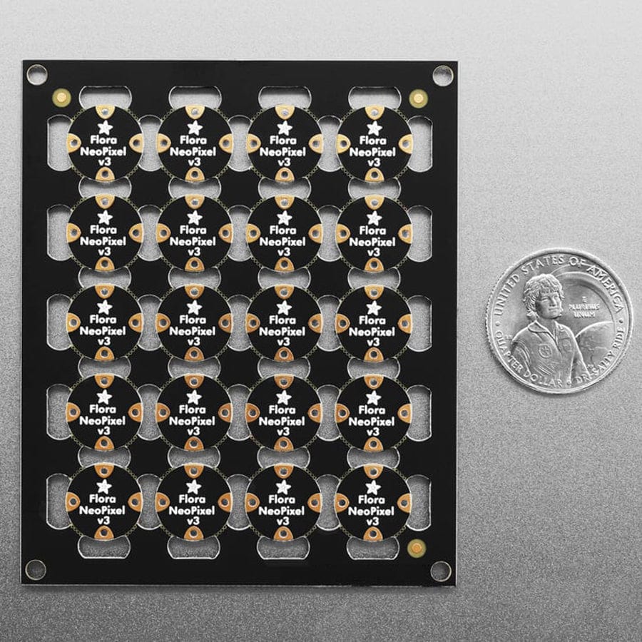 Flora RGB Smart NeoPixel version 3 - Sheet of 20 - Image 3