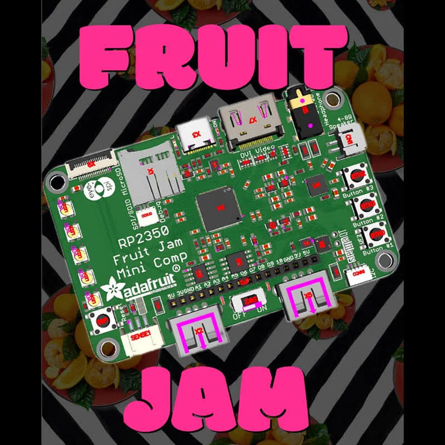 Adafruit Fruit Jam - Mini RP2350 Computer - Image 10