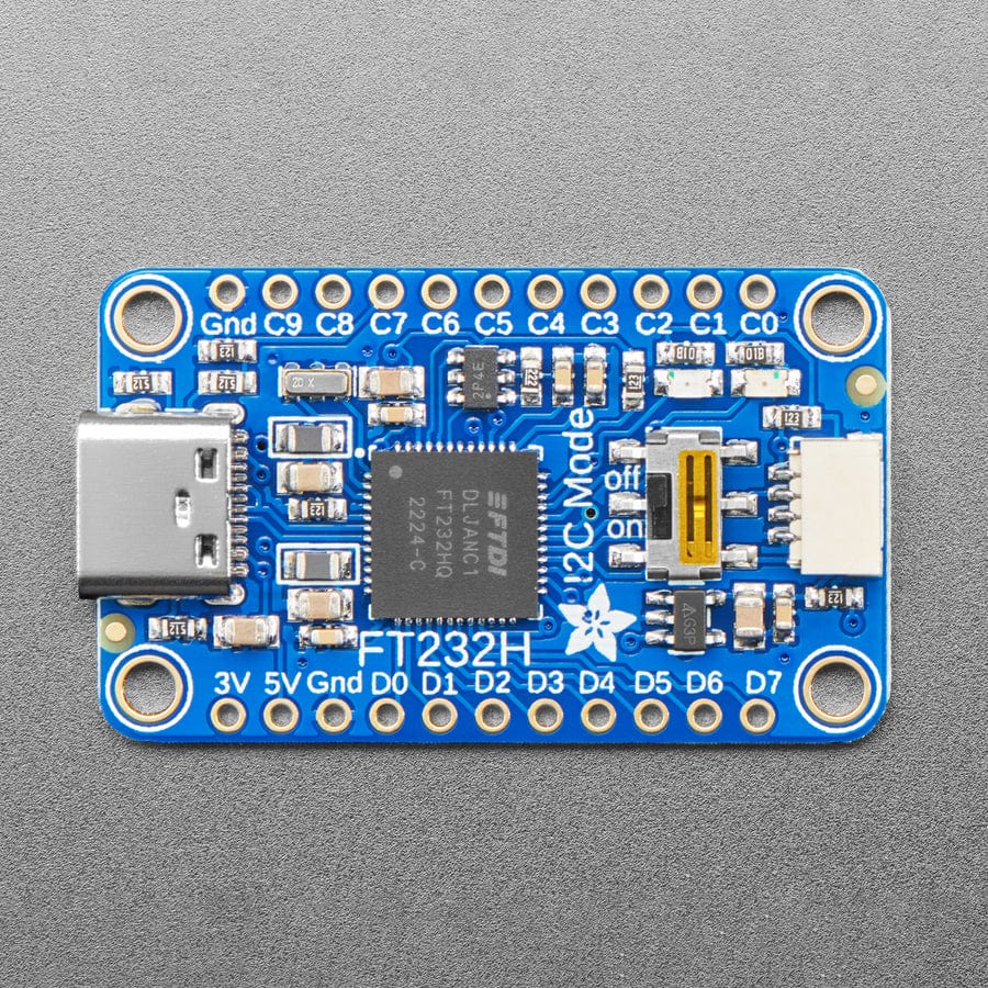 Adafruit FT232H Breakout - General Purpose USB to GPIO, SPI, I2C (USB-C & Stemma QT) - Image 5