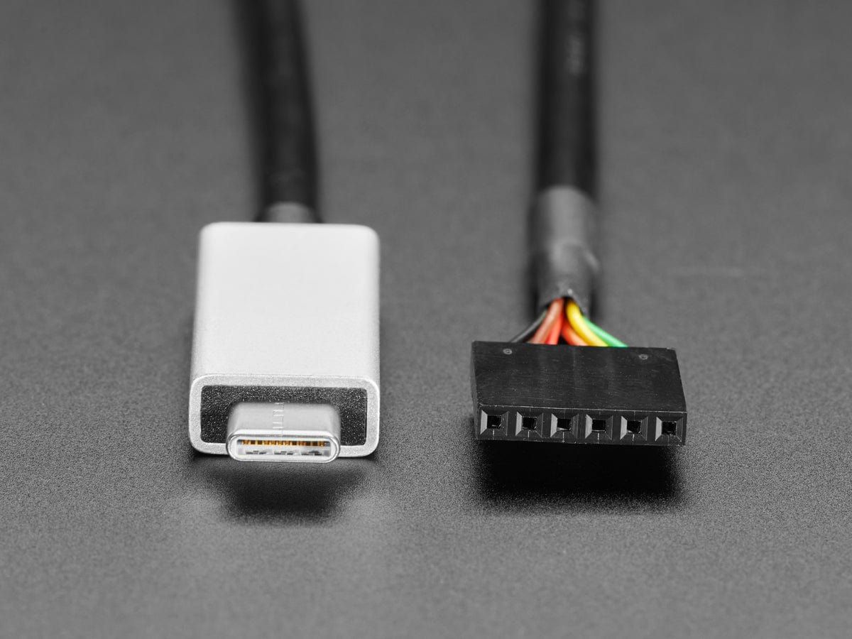 FTDI Serial TTL-232 USB Type C Cable - 3V Power and Logic - Image 2