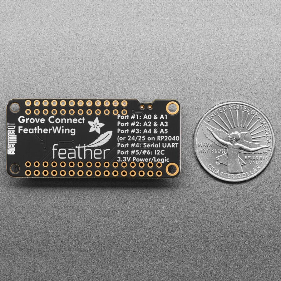 Adafruit Grove and Stemma QT FeatherWing for all Feathers - Image 4