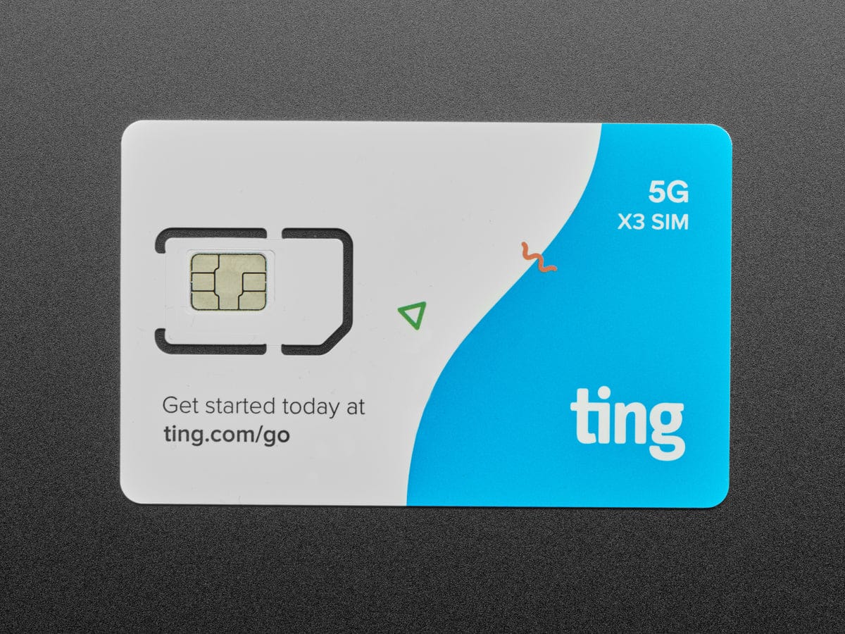 GSM SIM Card from Ting & Adafruit - Data/Voice/Text [Discontinued] - Image 2