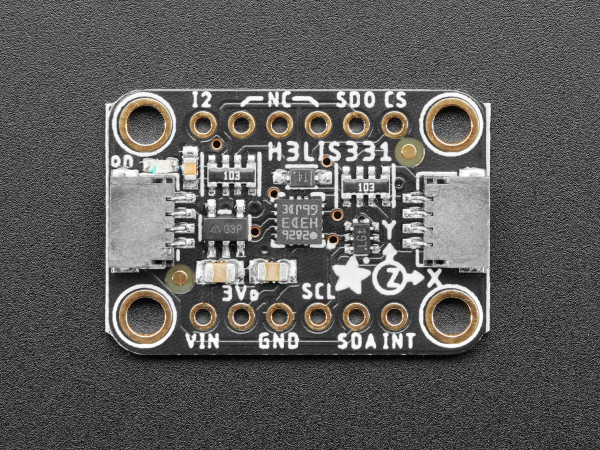 Adafruit H3LIS331 Ultra High Range Triple-Axis Accelerometer (STEMMA QT / Qwiic) - Image 3
