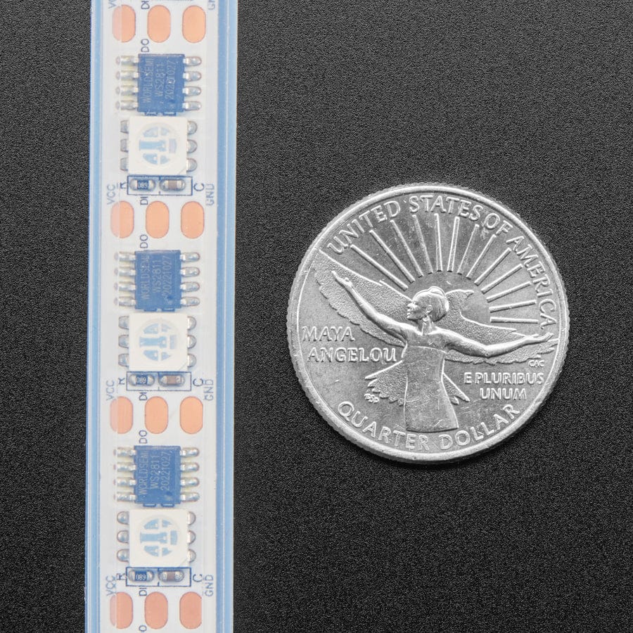 Adafruit High Density NeoPixel UV LED Strip with 60 LED/m - White PCB - 1M - Image 2