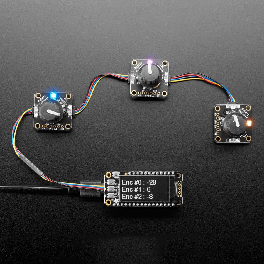 Adafruit I2C QT Rotary Encoder Breakout with NeoPixel - STEMMA QT / Qwiic - Image 7