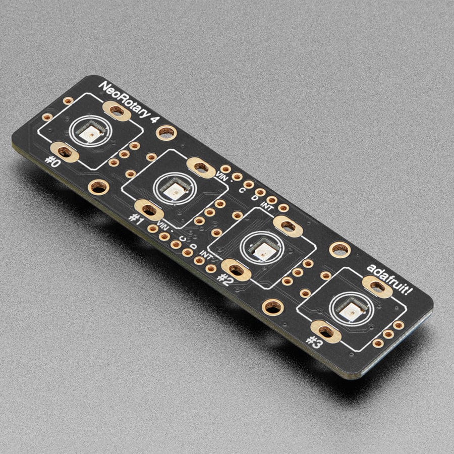 Adafruit I2C Quad Rotary Encoder Breakout with NeoPixel - STEMMA QT / Qwiic - Image 2