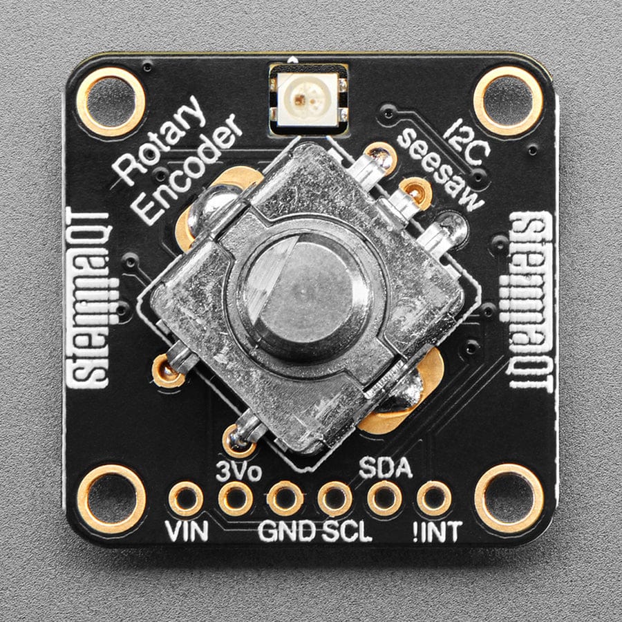 Adafruit I2C Stemma QT Rotary Encoder Breakout with Encoder - STEMMA QT / Qwiic - Image 2