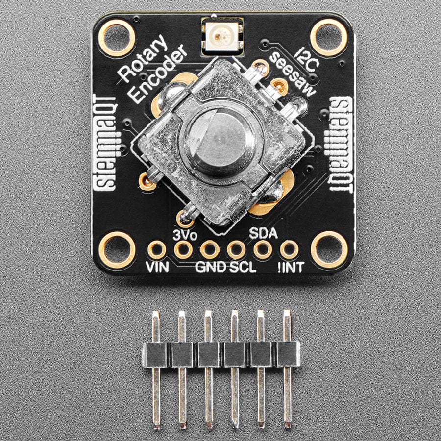 Adafruit I2C Stemma QT Rotary Encoder Breakout with Encoder - STEMMA QT / Qwiic - Image 3