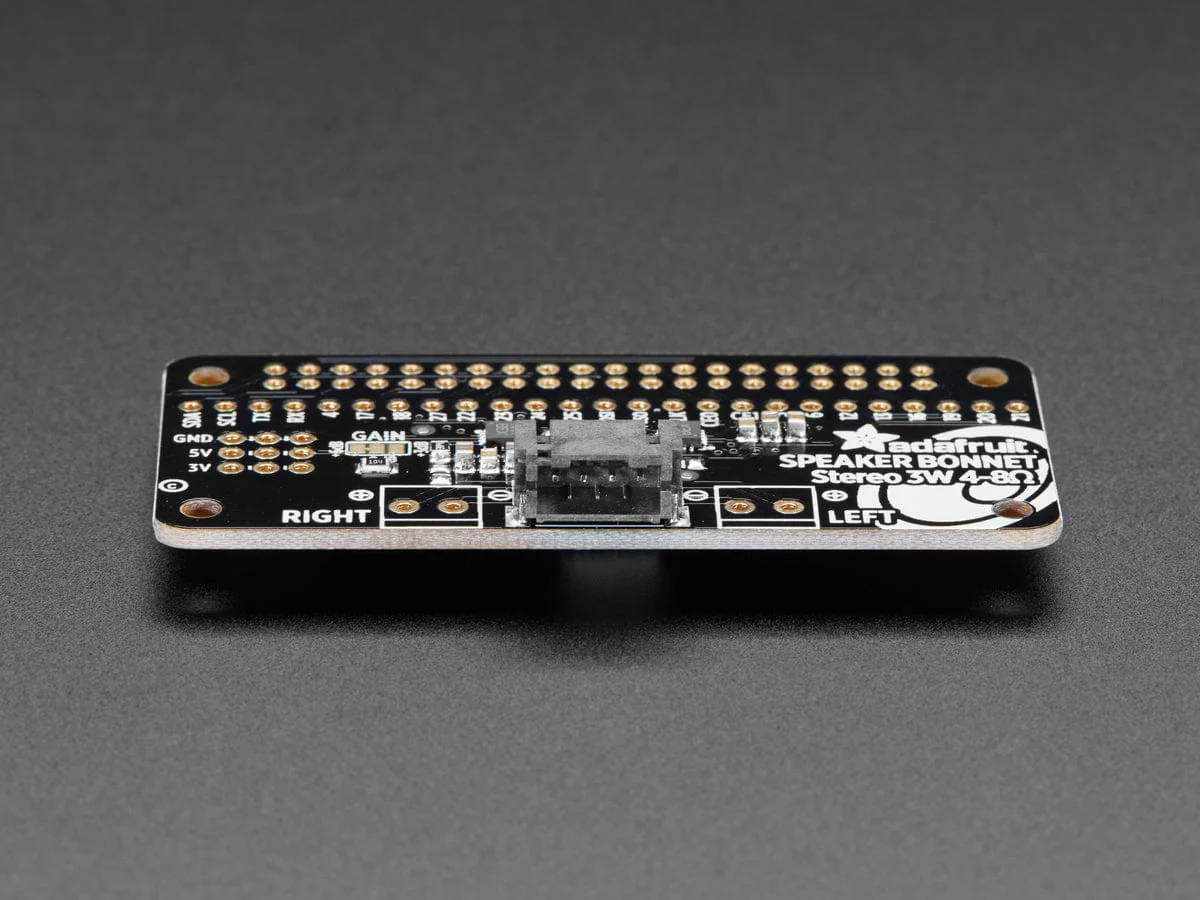 Adafruit I2S 3W Stereo Speaker Bonnet for Raspberry Pi (Mini Kit) - Image 3