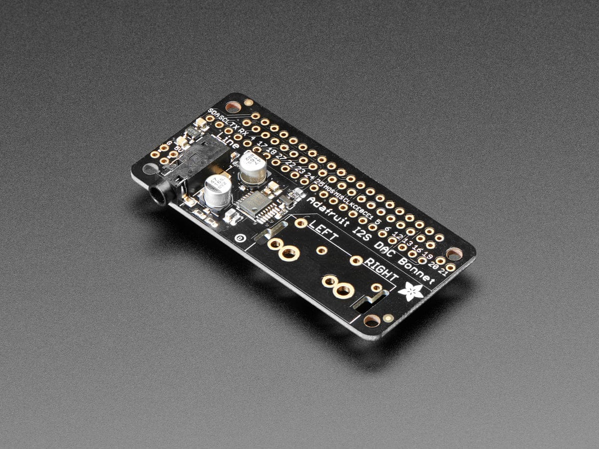 Adafruit I2S Audio Bonnet for Raspberry Pi (UDA1334A) [Discontinued] - Image 2