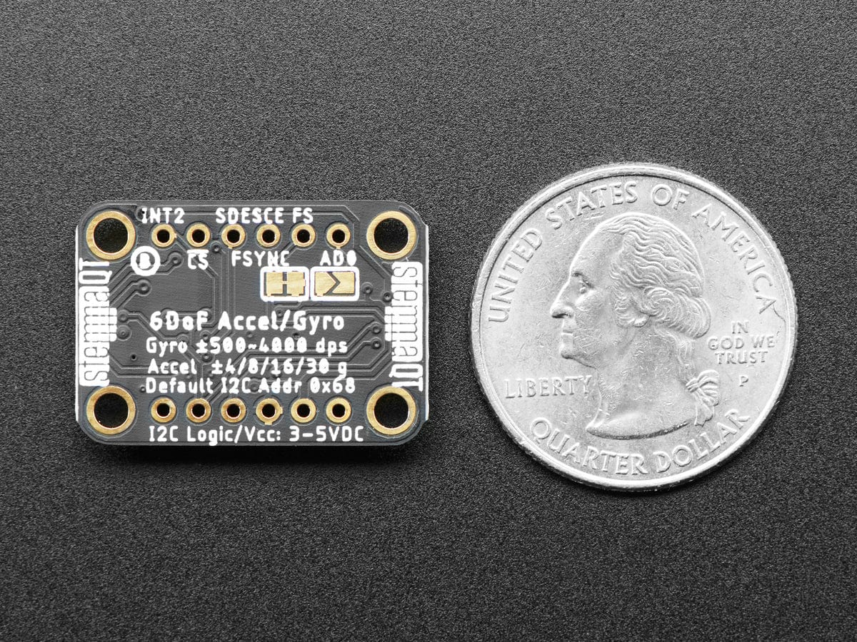 Adafruit ICM-20649 Wide Range ±30g ±4000dps 6-DoF IMU (STEMMA QT / Qwiic) - Image 4