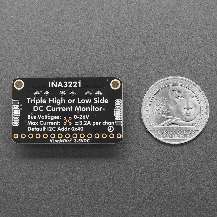 Adafruit INA3221 - Triple 0-26 VDC, ±3.2 Amp Power Monitor - STEMMA QT / Qwiic - Image 6